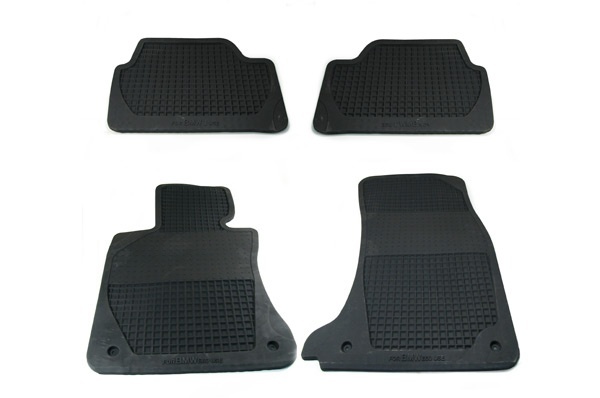 Коврики салона резиновые BMW E63-81B черный