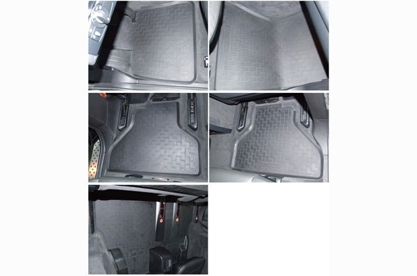 Коврики салона резиновые BMW X5-81G 2 г. серый