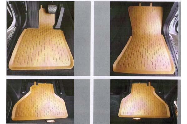 Коврики салона резиновые BMW X5 Е7-81В 27 г. черный