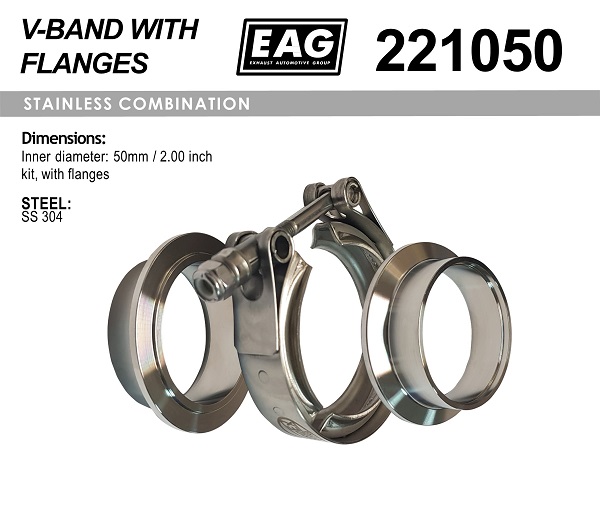 221050 EAG  V-Band 502.0 - (  SS304)