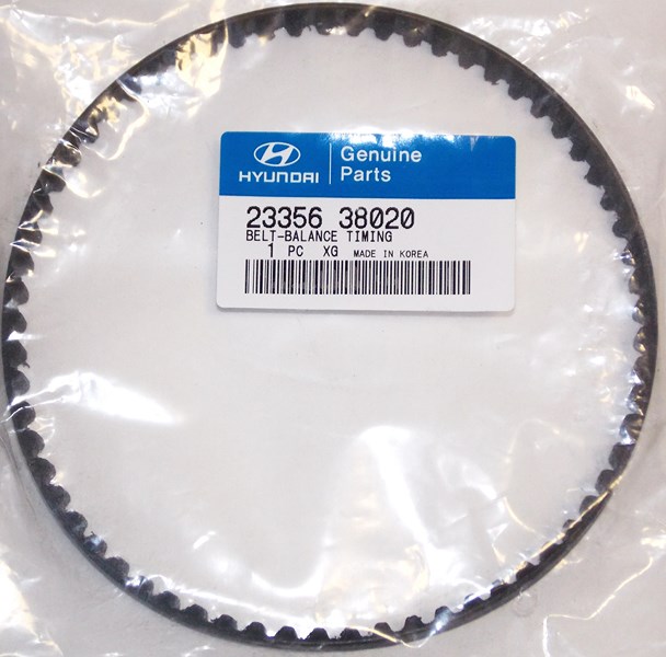 2335638020 HYUNDAI-KIA Ремень балансировочного вала Sonata V 2,4 л., Santa Fe, H-1