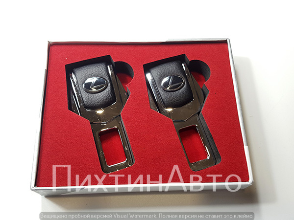 2085 IDV Заглушка ремня безопасности металл+кожа (01) 2085