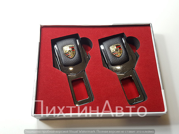 2089 IDV Заглушка ремня безопасности металл+кожа (01) 2089