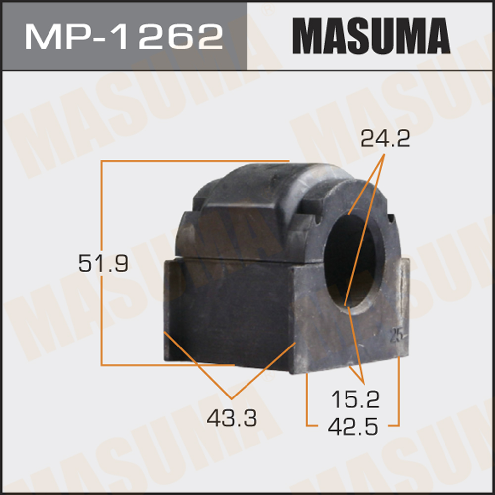 MP1262 MASUMA Втулка стабилизатора MASUMA (уп.2 шт)