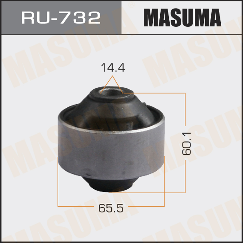 RU732 MASUMA Сайлентблок рычага подвески передней передний HONDA CIVIC 06-