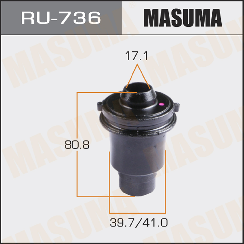 RU736 MASUMA Сайлентблок подрамника переднего задний Masuma