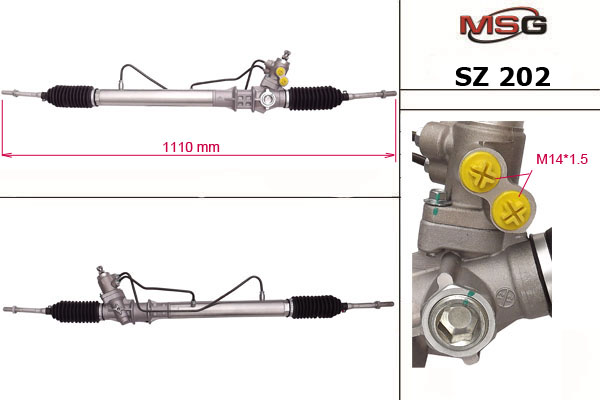 SZ202 MSG Рейка с ГУ SUZUKI GRAND VITARA I (FT, GT) 98-3