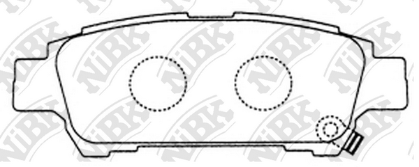 PN1449 NIBK Колодки тормозные TOYOTA AVENSIS/YARIS 99- задн.
