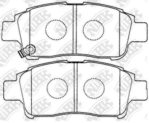 PN1471 NIBK Колодки тормозные TOYOTA YARIS 99- перед.