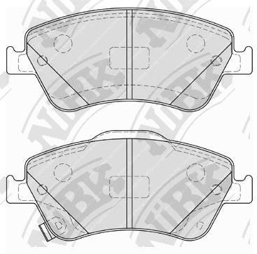 PN1835 NIBK Колодки тормозные TOYOTA AURIS/COROLLA 06- задн.