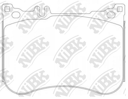 PN31013 NIBK Колодки тормозные передние Mercedes-Benz S-CLASS W222 NIBK