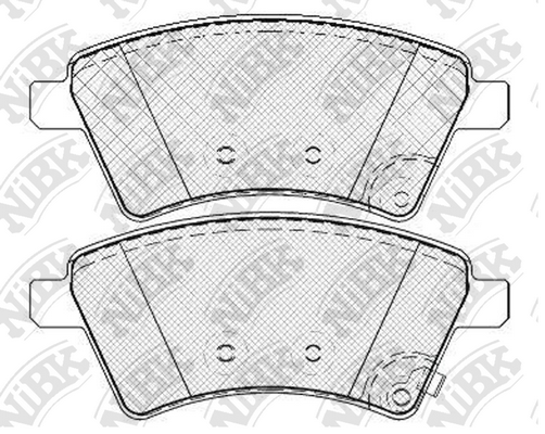 PN9803 NIBK Колодки тормозные SUZUKI SX4 06- 1.5-1.6/1.9 DIESEL перед.