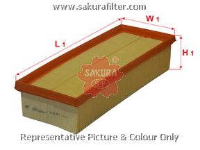 A31070 SAKURA Фильтр воздушный VAG 1.4-2.0 A31070 Sakura