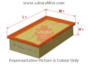 A6128 SAKURA Фильтр возд. № А-0004 Sak-A6128 Sakura