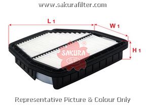 A6540 SAKURA Фильтр воздушный GM CAPTIVA/ANTARA 06- Sakura