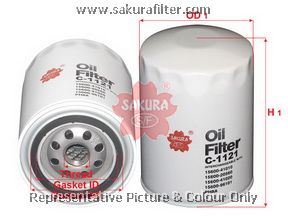 C1121 SAKURA Фильтр масляный C1121 Sakura