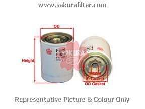 FC1003 SAKURA Фильтр топливный MITSUBISHI CANTER 04- DIESEL