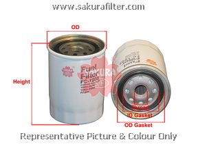 FC1804 SAKURA Фильтр топливный FC184