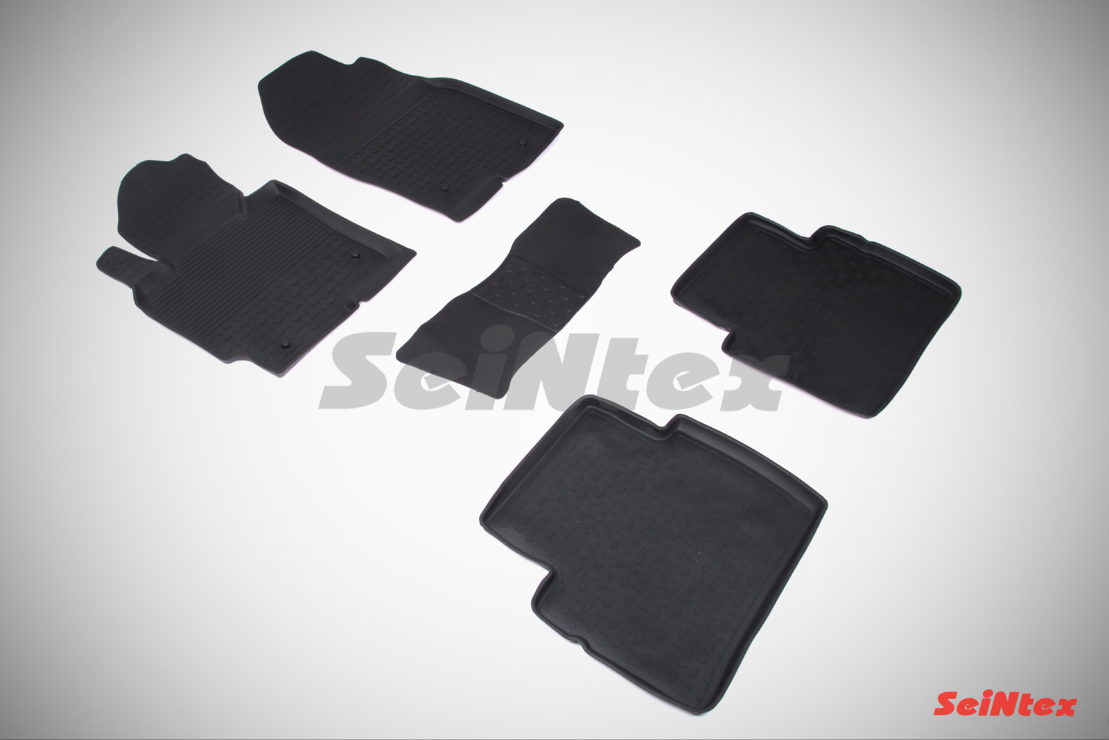 82717 SEINTEX К-кт ковров салон mazda cx5 2012-> (резина, борт 3,5см)