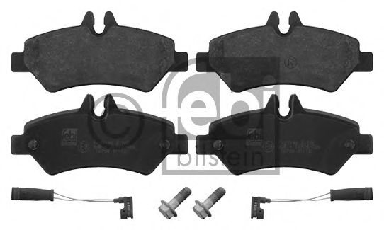 16708 FEBI f_колодки дисковые тормозные задниеwva29190 136.9x19.5x63mbvw