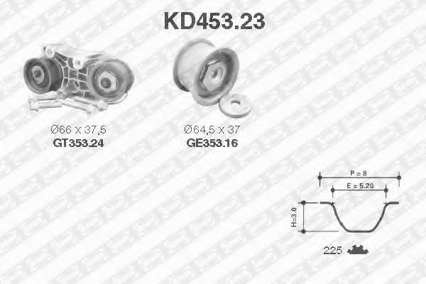 KD45323 SNR-NTN  opel omegavectrasintra 2.53.0 93-99