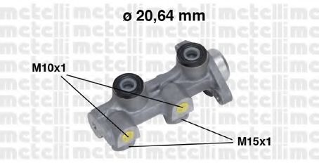 050507 METELLI ЦИЛИНДР ТОРМОЗНОЙ