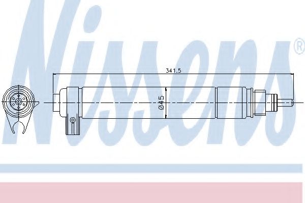 95346 NISSENS Осушитель, кондиционер