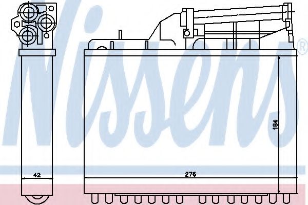 70502 NISSENS Радиатор