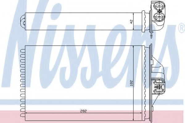 70975 NISSENS chrysler voyager 96- +-ac