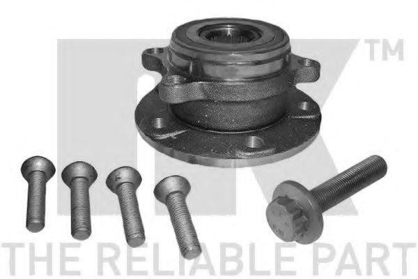 754308 NK Ступица с подшипником VAG A3/OCTAVIA/YETI/GOLF 5/GOLF 6/JETTA 3/JETTA 4/PASSAT 03- перед.