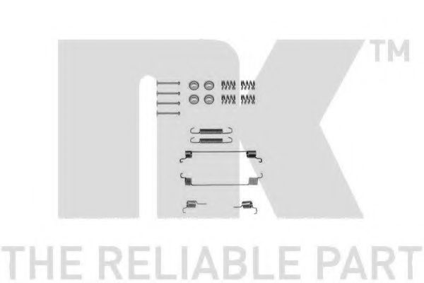 7923672 NK Ремкомплект торм. колодок RENAULT CLIO 1-
