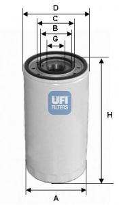 2330300 UFI Фильтр масляный