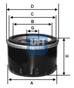 2348900 UFI 23.489.00 oc 616 iveco daily iii 05-