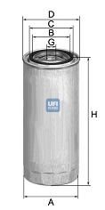 2432300 UFI Фильтр топливный