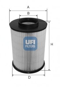 2767500 UFI  ford c-maxfocus, volvo s4v51.6-2.idtdci 4>