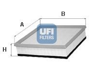 3029300 UFI Фильтр воздушный