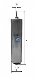 3185200 UFI 31.852._фильтр топливный55x36x8x25,5 BMW E9 1.8D2.D3.D3.5D 5>