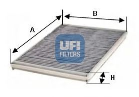 5421800 UFI 54.218.00_фильтр салона угольный ford focus 11>