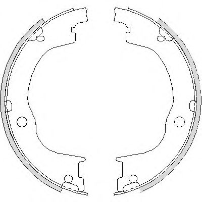 474900 REMSA КОЛОДКА ТОРМОЗНАЯ К-Т CHEVROLET CAPTIVA (C100, C14
