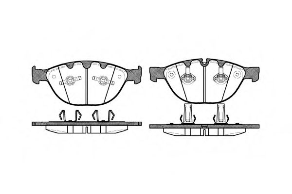 095810 REMSA Колодки тормозные BMW 5(E60)/6(E63)/7(E65) 04- перед.