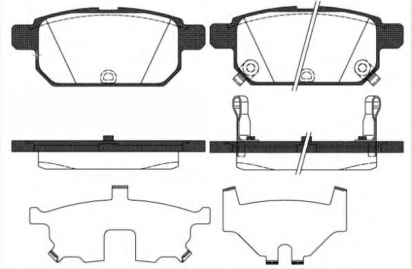 147102 REMSA Колодки дисковые з. suzuki swift iv 1.21.3ddis 10