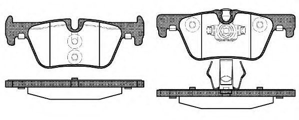 147600 REMSA Колодки тормозные задние BMW 1(F20)/2(F22)/3(F30)/4(F32) 10- Remsa