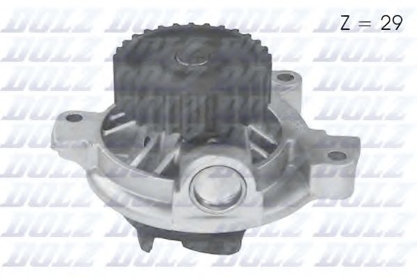 A171 DOLZ Насос водяной AUDI 100/80/A6/CABRIOLET/COUPE 88-97 2.3