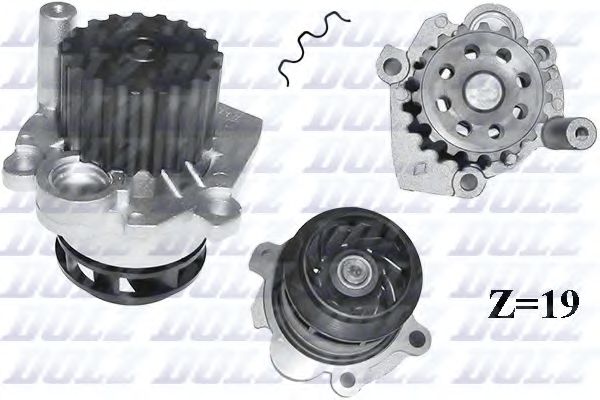 A249 DOLZ Насос охлаждающей жидкости автомобиля (помпа)
