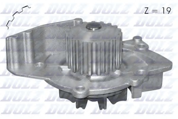 C127 DOLZ Водяная помпа Citroen C5C8, Peugeot 46 2.2HDI