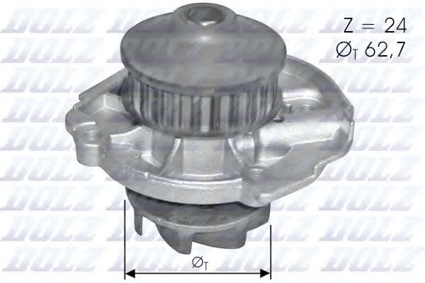 S261 DOLZ Водяная помпа Fiat DobloPalioPuntoPanda 1.11.2 91