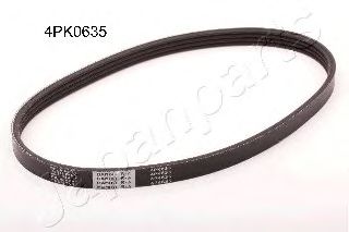 DV4PK0635 JAPANPARTS Поликлиновой ремень