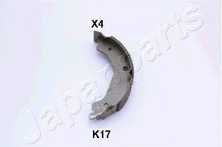 GFK17AF JAPANPARTS Комплект тормозных колодок, стояночная тормозная система