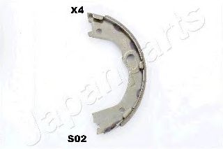 GFS02AF JAPANPARTS Колодки тормозные барабанные