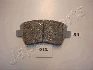 PA013AF JAPANPARTS Комплект тормозных колодок